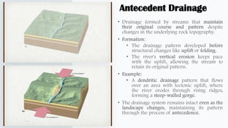 Antecedent Drainage
 