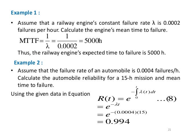 Unit 9 implementing the reliability strategy