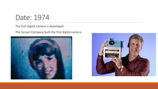 Unit 9 photography camera timeline hw | PPTX
