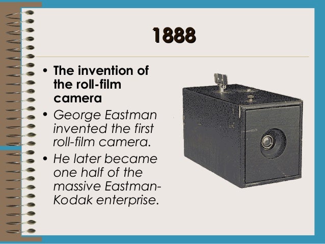 First Camera Invented By George Eastman