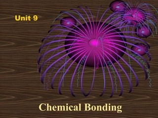 Chemical Bonding
Unit 9
 