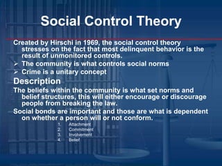 Reason for Criminal Activity Behavior Trait TheoryWhen there is Negative family interaction