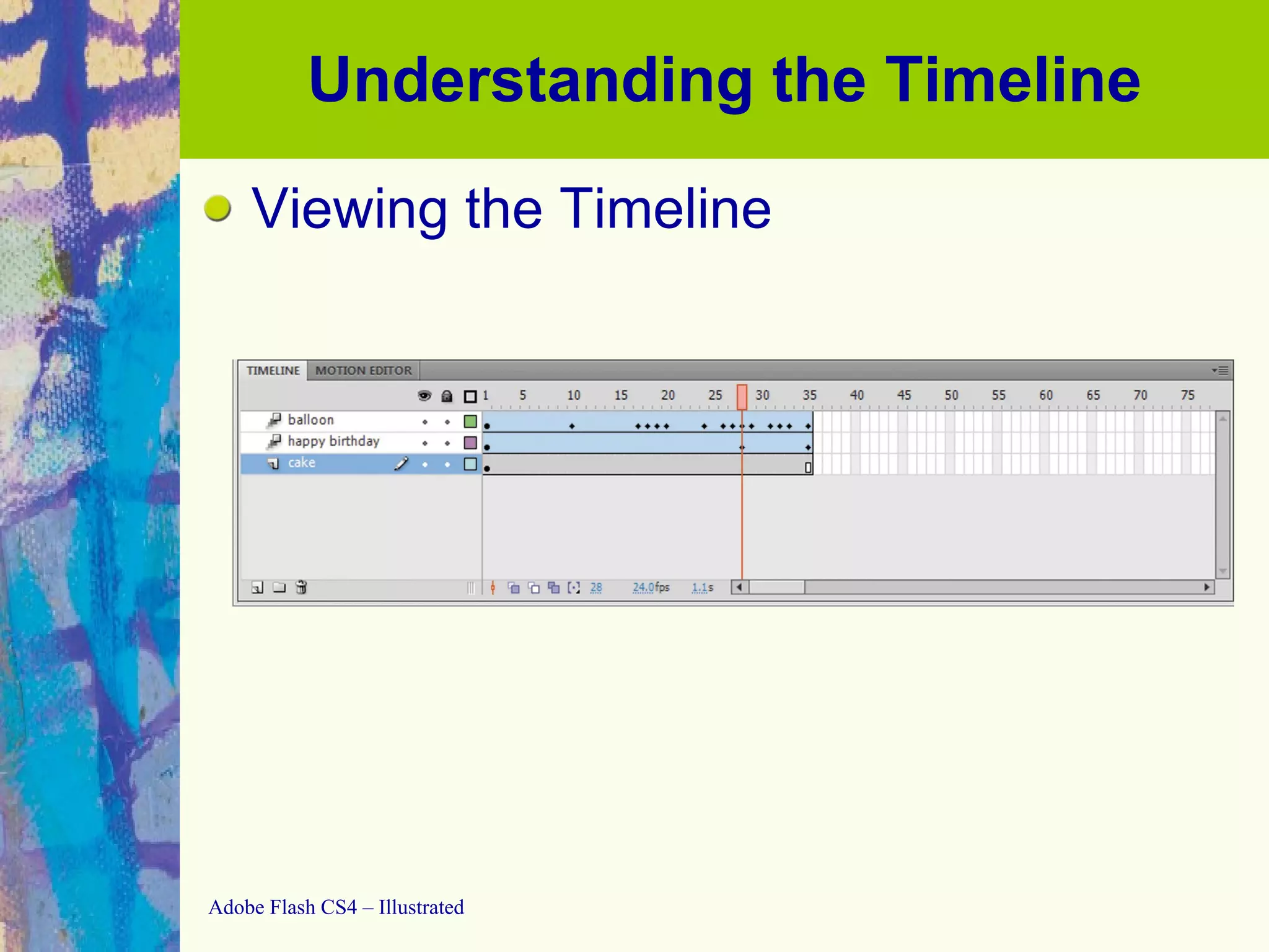Understanding the Timeline Viewing the Timeline 