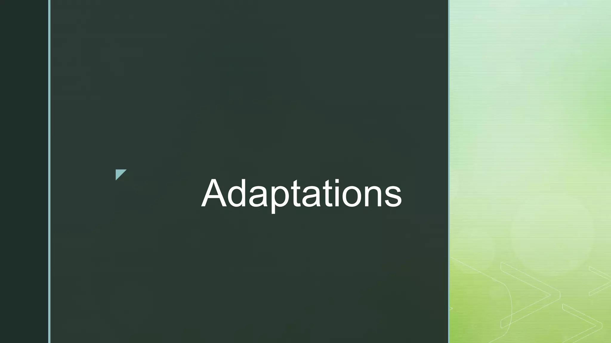 Unit a interactionsandecosystems(adaptations) | PPT