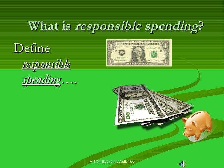 Unit a 1.01 responsible money