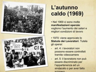 Storia d' Italia: dal compromesso storico allo stragismo nero