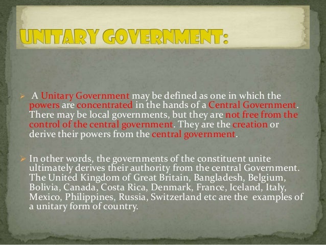 unitary government the united kingdom united kingdom form of government