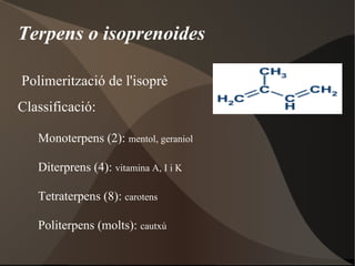 Hexoses: D-glucosa, D-fructosa i D-galactosa 