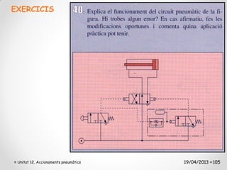EXERCICIS




 Unitat 12. Accionaments pneumàtics   19/04/2013 105
 