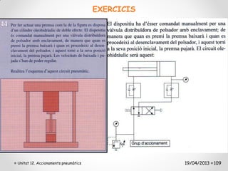 EXERCICIS




Unitat 12. Accionaments pneumàtics               19/04/2013 109
 