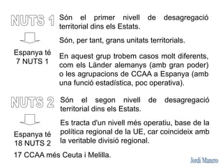 Unitat 15   2013 - 14 - organització política i territorial d'espanya i catalunya