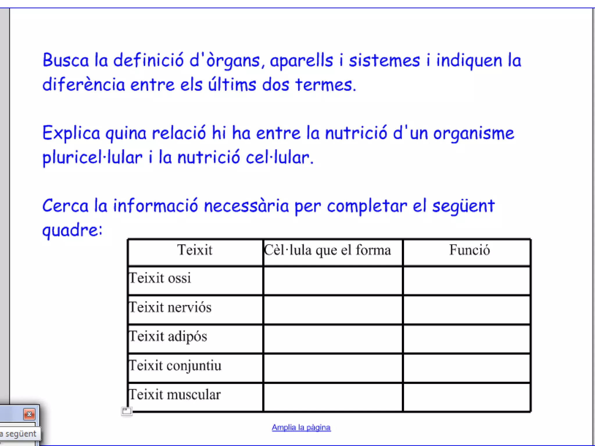 Unitat 1 la cèl·lula