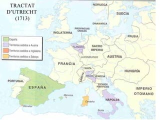 TRACTAT
D’UTRECHT
(1713)
 