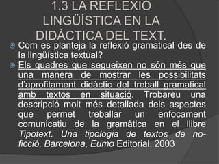 3. Ensenyament i aprenentatge de les llengües (TIL/TILC)