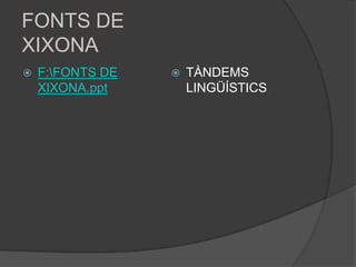 e) Interacció oral.