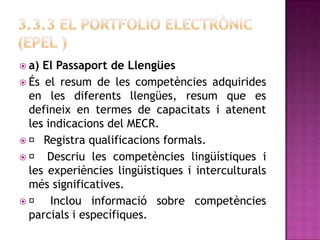 3.3.1. QUÈ ÉS EL PORTFOLIO