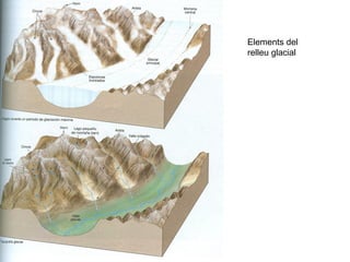 Elements del
relleu glacial
 