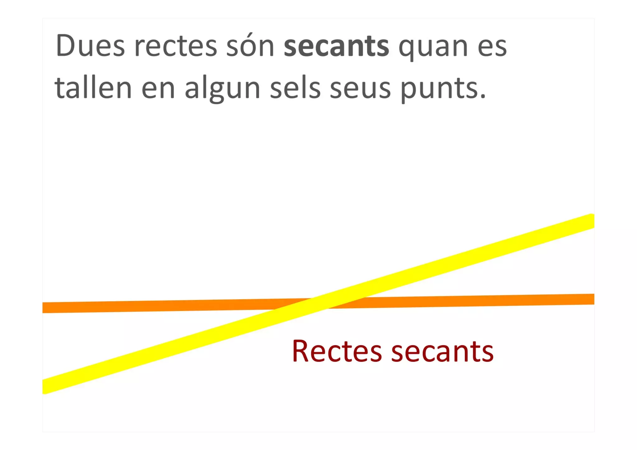 Rectes i segments