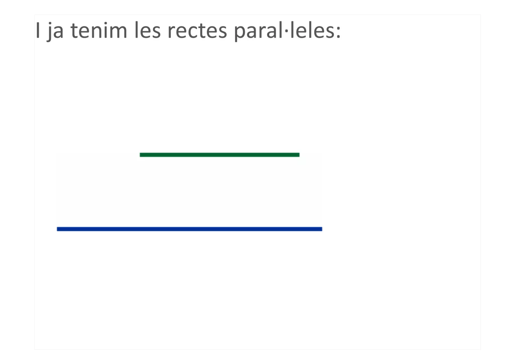 Rectes i segments