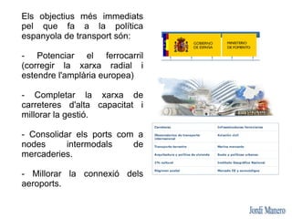El     Pla     d’aeroports ,
aeròdroms i heliports de
Catalunya       2009-2015
preveu la construcció
nous       aeròdroms...