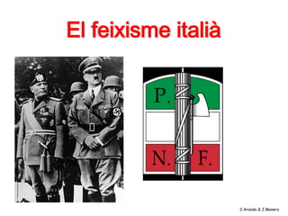 El feixisme italià




                     C.Aranda & J.Manero
 