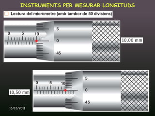 INSTRUMENTS PER MESURAR LONGITUDS




16/12/2011       Unitat 9. Metrologia i normalització   29
 