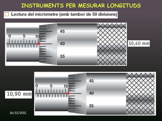INSTRUMENTS PER MESURAR LONGITUDS




16/12/2011       Unitat 9. Metrologia i normalització   30
 