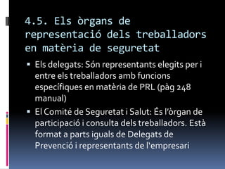 Organitzatives: rotació del personal, formació, control mèdic