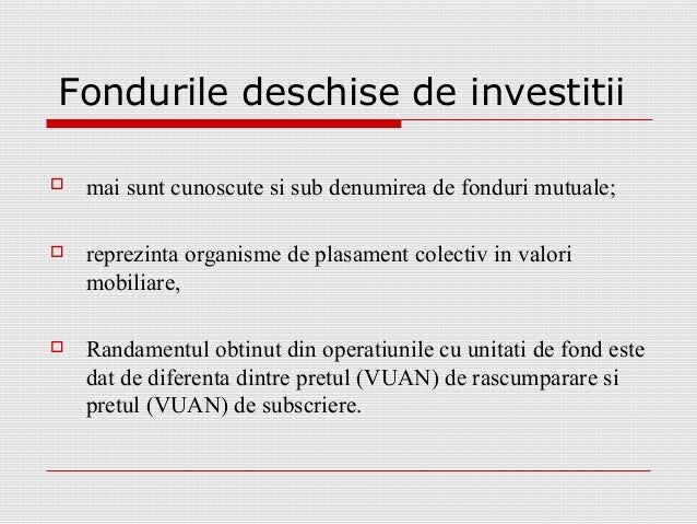 Unitate De Fond