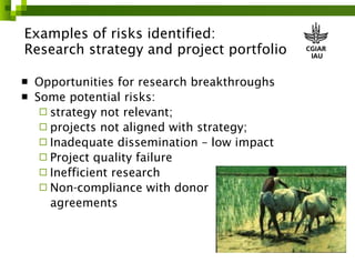 Risk management in ILRI 