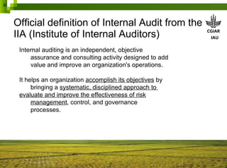 Risk management in ILRI 