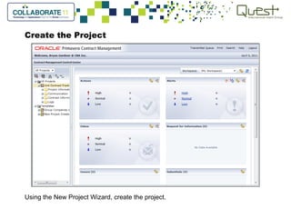 Create the Project
Using the New Project Wizard, create the project.
 