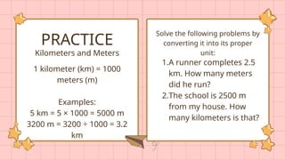 Unit Conversion Measurement in Beige Math Presentation with Hand Drawn ...