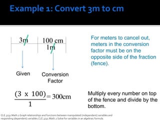 Meter Factor Example Unit Conversions.ppt