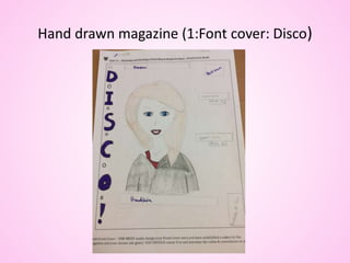 Hand drawn magazine (1:Font cover: Disco)
 