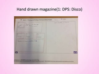 Hand drawn magazine(1: DPS: Disco)
 