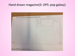 Hand drawn magazine(3: DPS: pop galaxy)
 