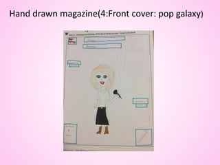 Hand drawn magazine(4:Front cover: pop galaxy)
 
