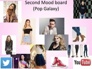 Second Mood board
(Pop Galaxy)
 