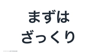 COPYRIGHT 2014 @ UNITY TECHNOLOGIES
まずは
ざっくり
 
