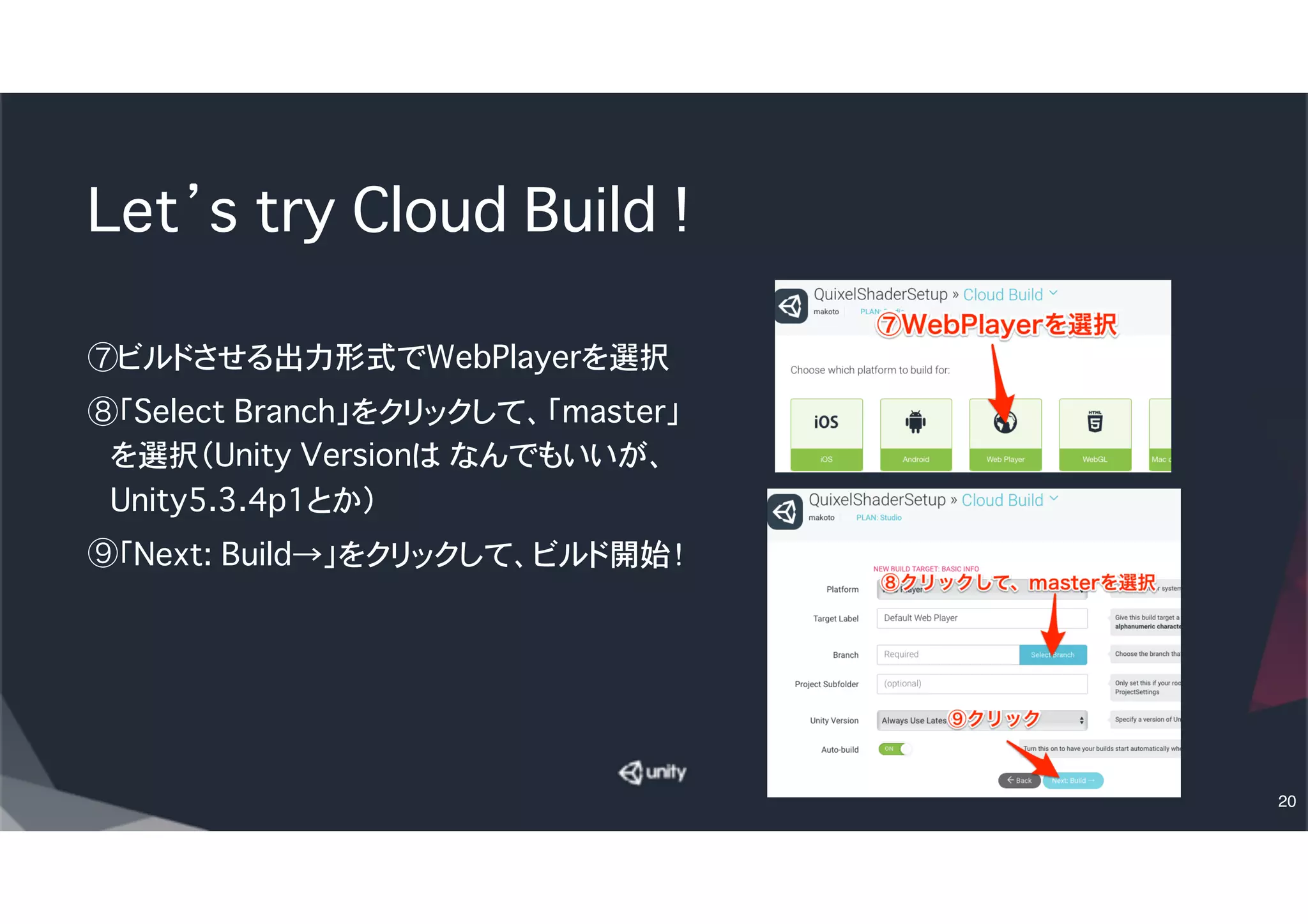 iOS Developer Center で Device登録
⑤ Devices → ALL
⑥ 「+」ボタンをクリック（既に端末の登録があれば
必要ない）
⑦ Register Device のName にはわかりやすい
iOS端末名（例：Makoto’s iPhone6）
⑧ UDID にはiTunes で確認したUDIDを入れる
20
 