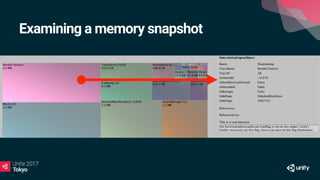 Examining a memory snapshot
 