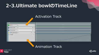 2-3.Ultimate bowlのTimeLine
Activation Track
Animation Track
 