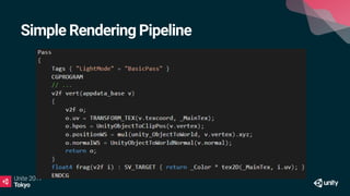 Simple Rendering Pipeline
 
