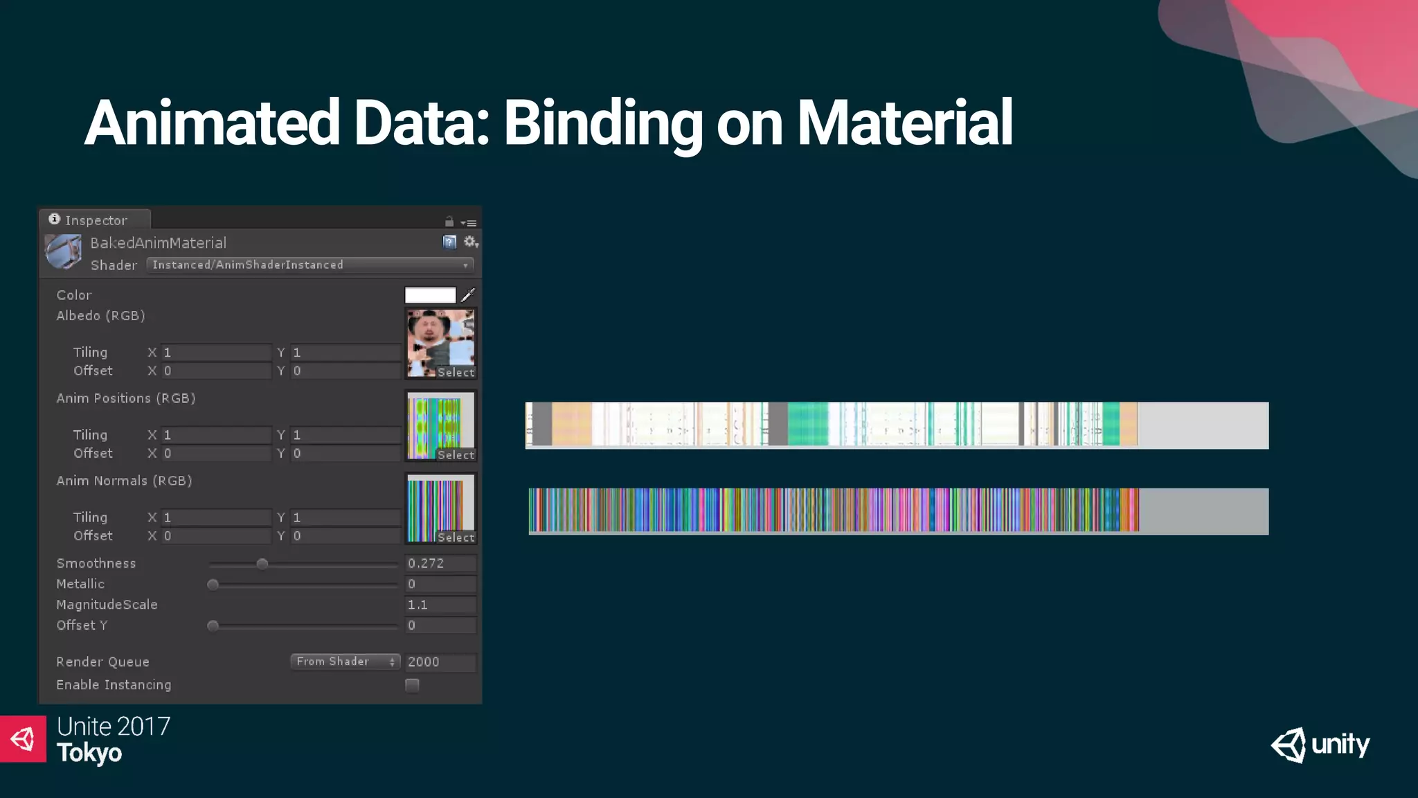 Animated Data: Binding on Material
 