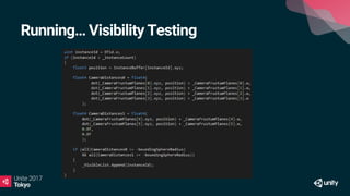 Running… Visibility Testing
 
