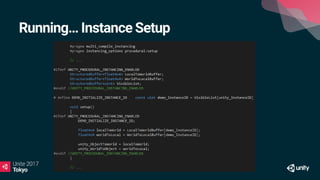 Running… Instance Setup
 