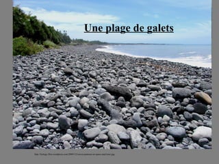Une plage de galets http://liology.files.wordpress.com/2009/12/waves-patterns-in-space-and-time.jpg 