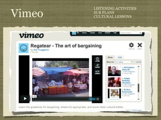Vimeo LISTENING ACTIVITIES SUB PLANS CULTURAL LESSONS 