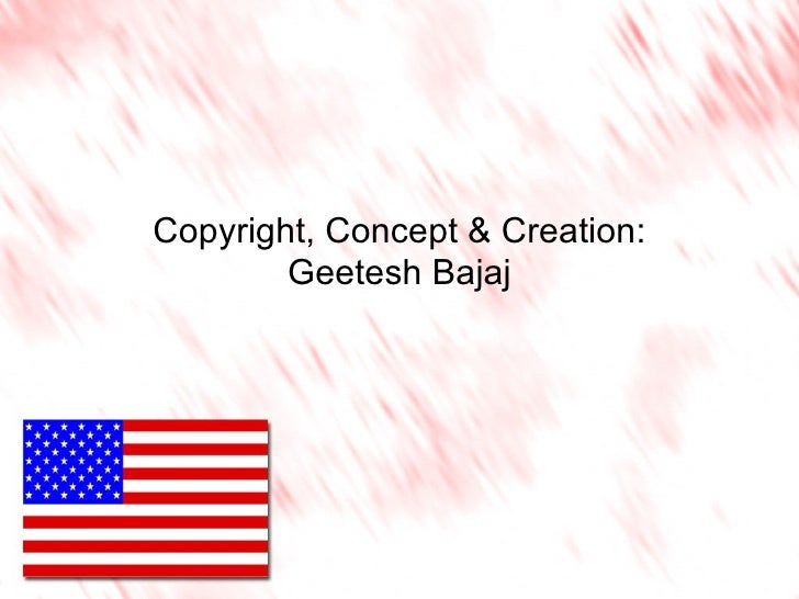 American Flag Powerpoint Template